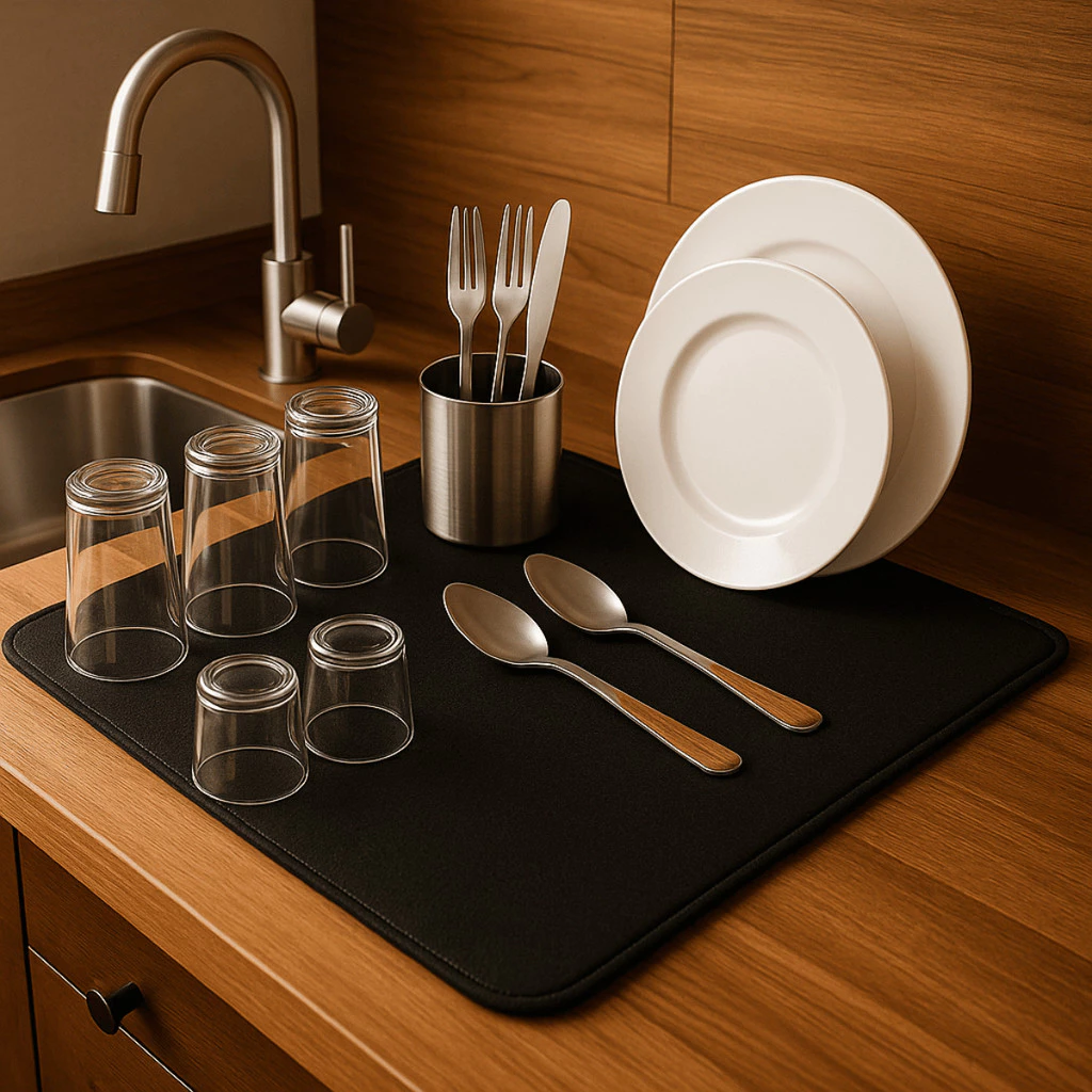 DryMat base inteligente de secagem rápida para cozinha